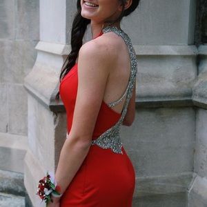 RED PROM DRESS